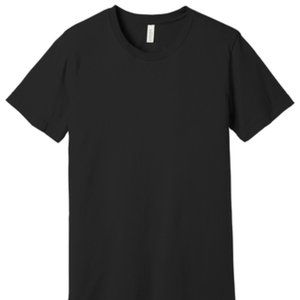 12 Pack BELLA+CANVAS ® Unisex Jersey Black Short Sleeve Tee
